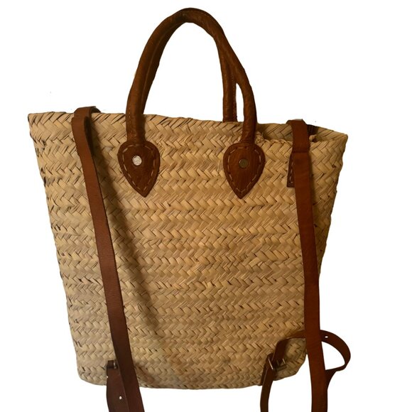 Handmade Straw Backpack - Picture 5 of 7